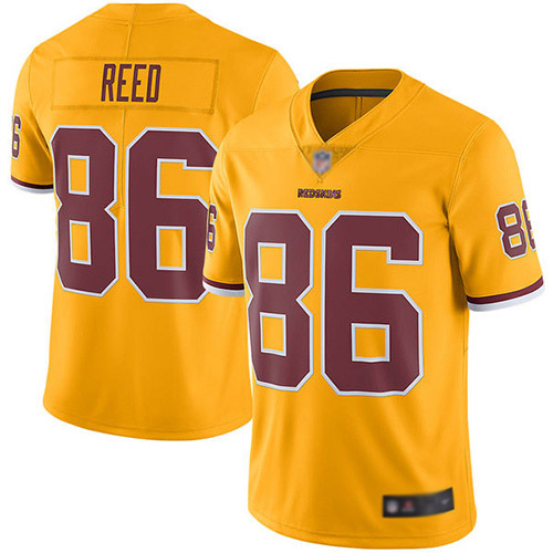 Washington Redskins Limited Gold Men Jordan Reed Jersey NFL Football 86 Rush Vapor Untouchable